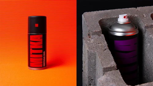 噴漆產品 Mitka 視覺形象設計與動態影像視覺創意設計